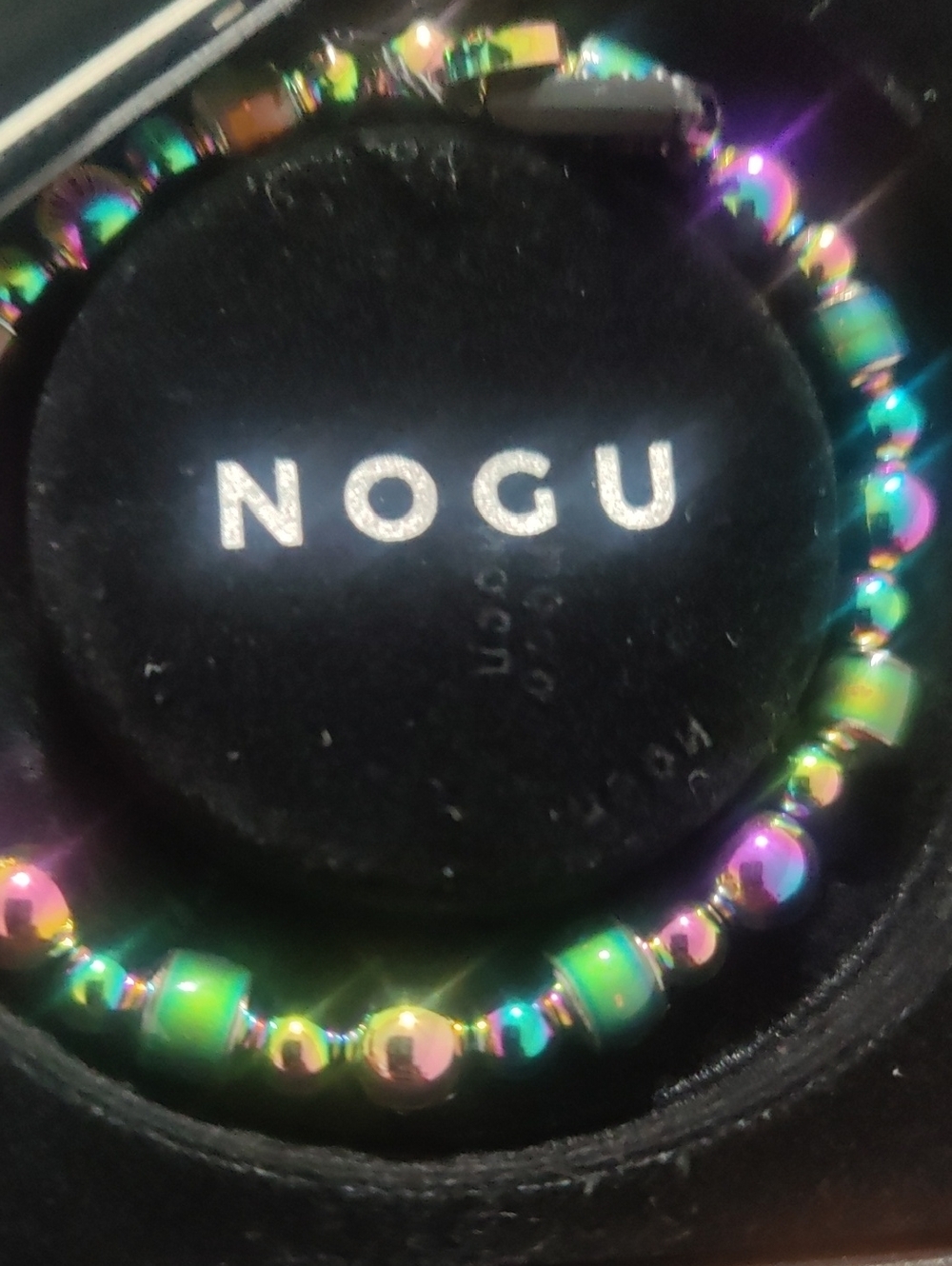 NOGU Iridescent Beaded Bracelet - Multicolor